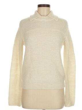 rag & bone Madix wool and alpaca cream sweater with collar